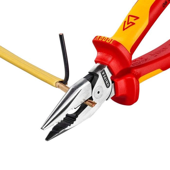 KNIPEX 7-1/4" Needle-Nose Combination Pliers-1000V Insulated