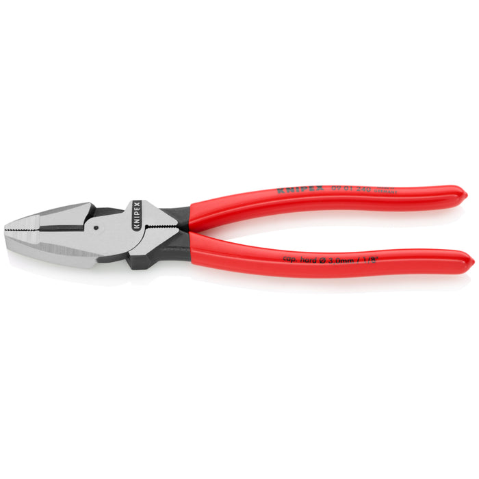 KNIPEX 9-1/2" High Leverage Lineman's Pliers New England Head