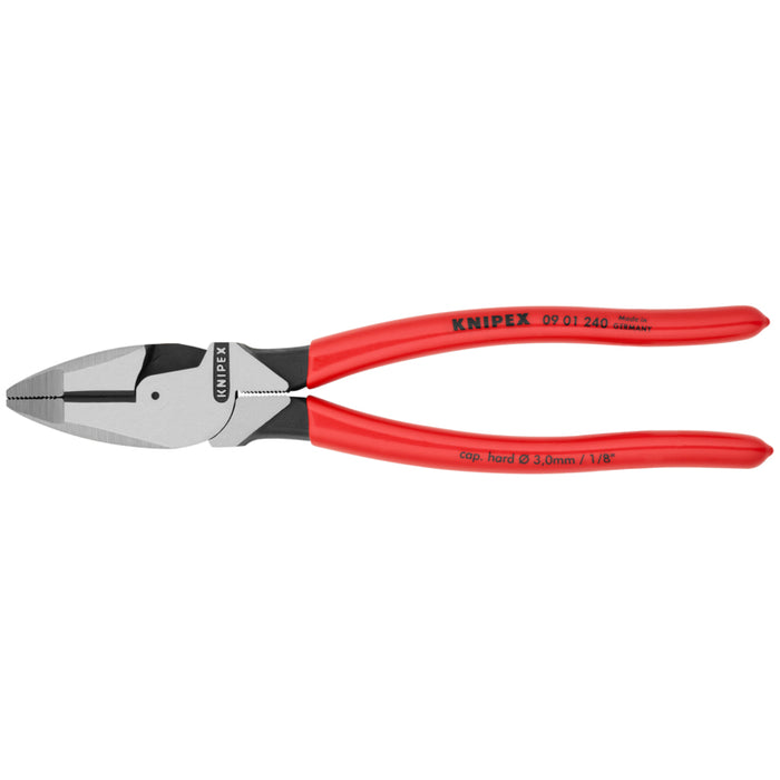 KNIPEX 9-1/2" High Leverage Lineman's Pliers New England Head