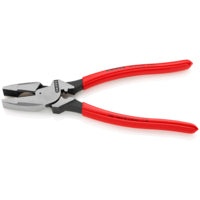 KNIPEX 9-1/2" High Leverage Lineman's Pliers New England with Fish Tape Puller & Crimper