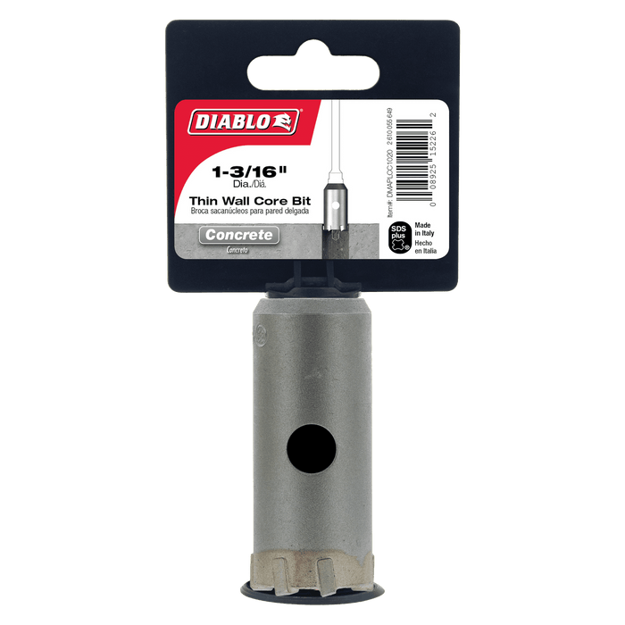 Diablo 1-3/16" SDS-Plus Carbide Tipped Thin Wall Core Bit