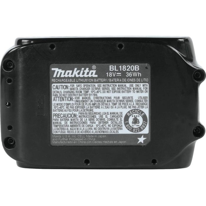 Makita BL1820B - 18V LXT Lithium-Ion Compact 2.0Ah Battery