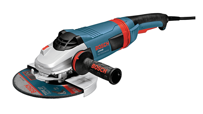 Bosch 7 In. 15 A High-Performance Large Angle Grinder with No Lock-On Switch