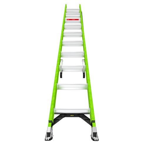 Little Giant Ladders 20' HyperLite Extension Ladder, Fiberglass, Type 1A, 300lbs. rated