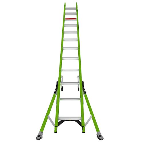 Little Giant Ladders 24' SumoStance M24 Extension Ladder, Fiberglass, Type IA, 300lbs. rated