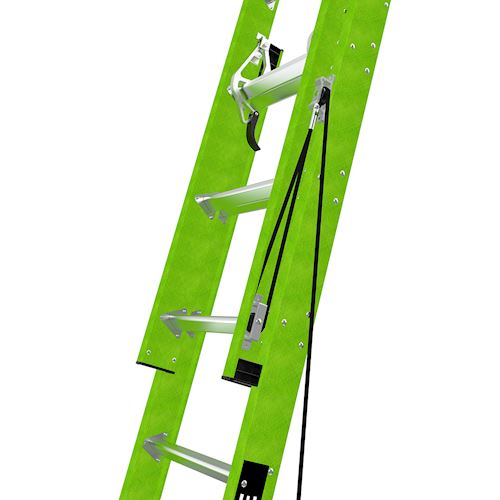 Little Giant Ladders 20' HyperLite Extension Ladder, Fiberglass, Type 1A, 300lbs. rated