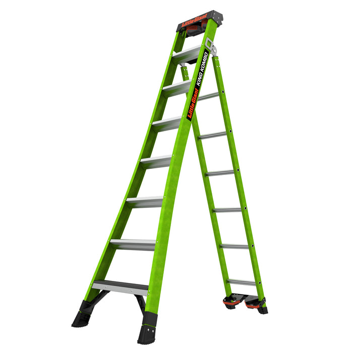 Little Giant Ladders King Kombo 2.0 Industrial M8 Fiberglass Type 1AA