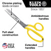 Klein Tools 23008 Premium Forged Heavy Duty Scissors, Made in USA, Multipurpose Durable Household Scissors, 8-Inch