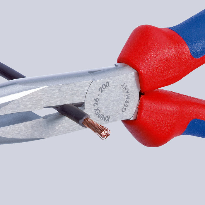 KNIPEX 8" Long Nose Pliers with Cutter