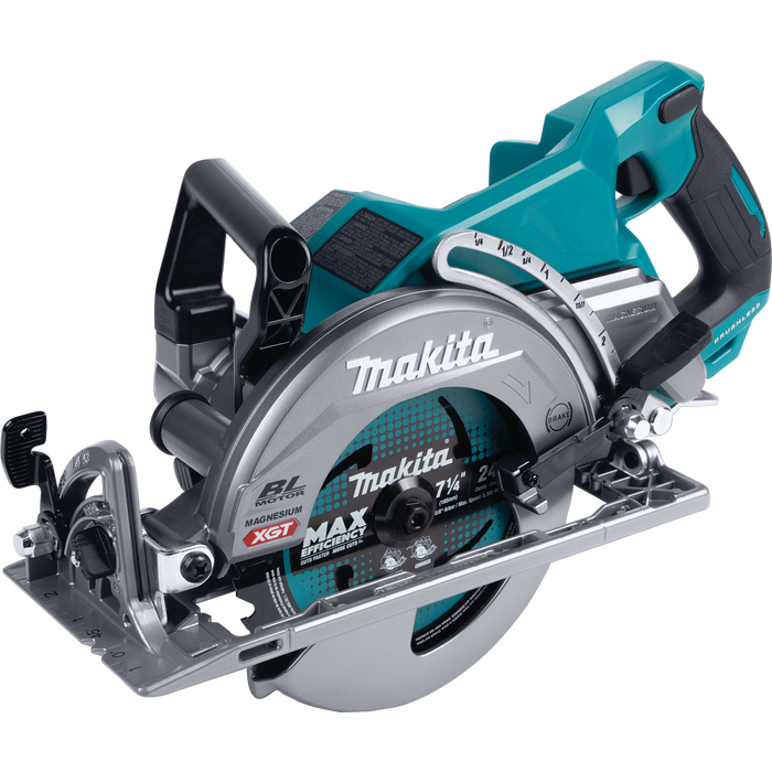 Makita 40V Max XGT Brushless Cordless Rear Handle 7‑1/4” Circular Saw (Bare Tool)