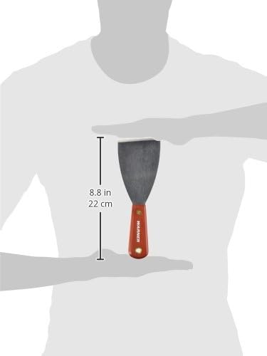 Warner 3" Stiff Scraper, Carbon Steel Blade, Rosewood Series