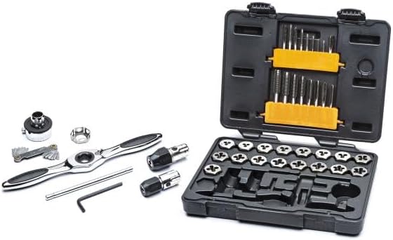 GEARWRENCH 42 Piece Ratcheting Tap & Die Set, Metric - 3886