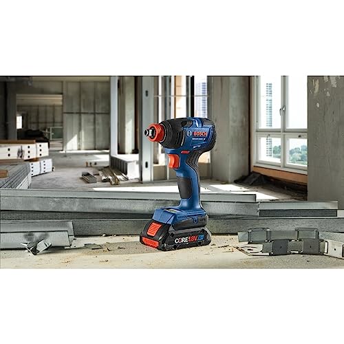 Bosch 18V 2-Tool Combo Kit with Connected-Ready Freak Two-In-One 1/4 In. and 1/2 In.