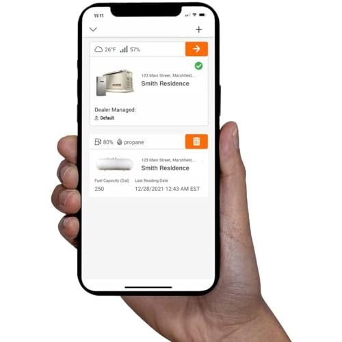 Generac LTE Propane Tank Fuel Level Monitor - Compatible with Generac Generators (Model 7009)