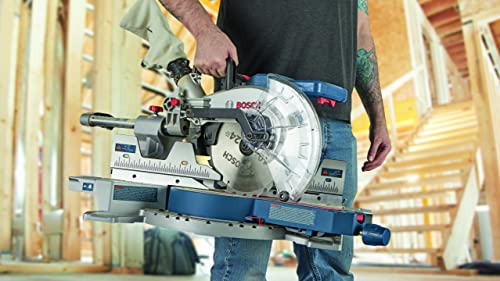 Bosch PROFACTOR 18V Surgeon 10in Dual Bevel Slide Miter Saw Kit