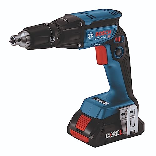 BOSCH 18V 2-Tool (GXL18V-291B25) Combo Kit with Brushless Screwgun, Brushless Cut-Out Tool and (2) CORE18V 4 Ah Advanced Power Batteries