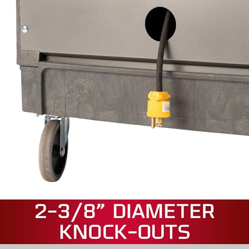 JET Resin Utility Cart with LOAD-N-LOCK Security System