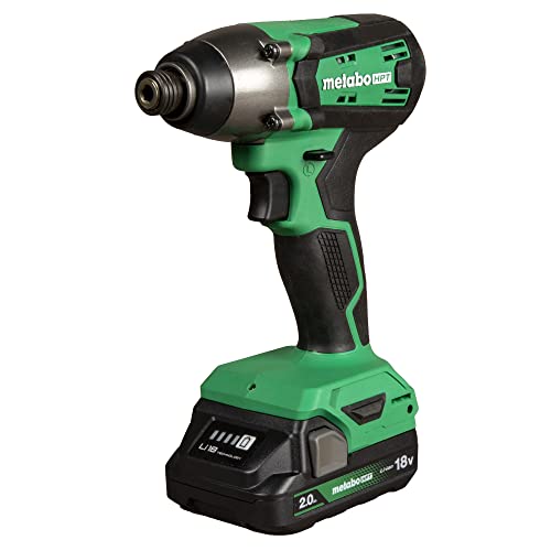 Metabo HPT 18V Multi-Volt Hammer Drill and Impact Driver Combo Kit | Cordless | 2-2.0Ah Li-Ion Batteries w/Fuel Gauge | Lifetime Tool Warranty | KC18DFX