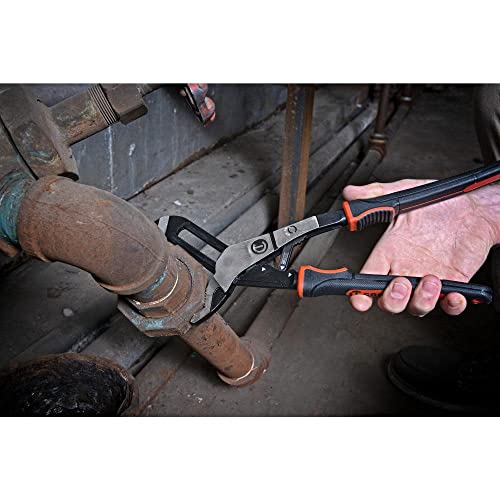 Crescent 12" Auto-Bite T&G Cushion Grip Pliers