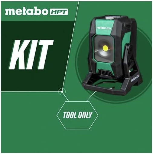 Metabo HPT 18V Multi-Volt Work Light | Cordless | 2000 Lumen LED | UB18DBQ4 (Bare Tool)