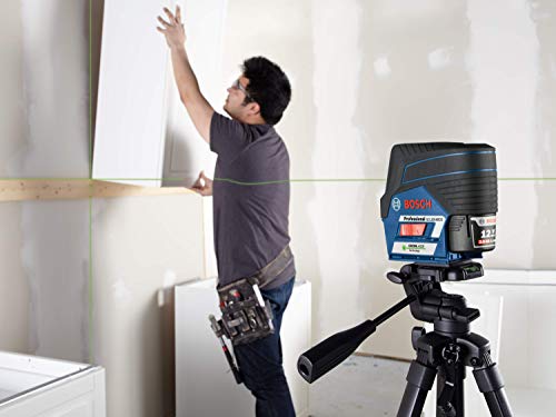 Bosch 12V Max Connected Green-Beam Cross-Line Laser with Plumb Points