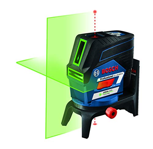 BOSCH 12V Max Connected Green-Beam Cross-Line Laser with Plumb Points