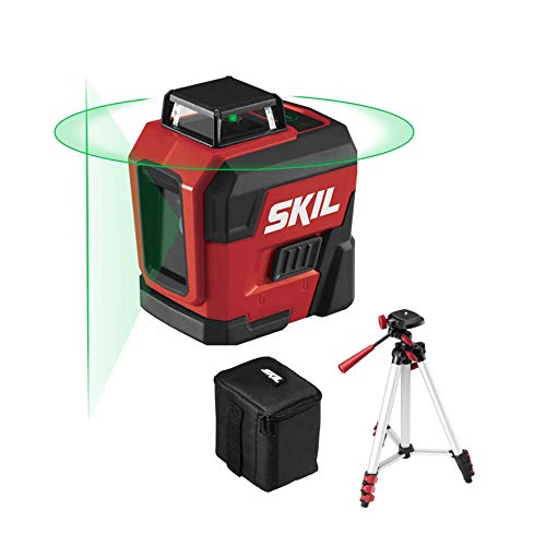 SKIL Green Cross Line Laser Self Leveling 360 Degree with Tripod (Open Box, Excellent Condition)