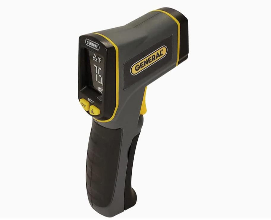 General Tools Non-Contact Infrared Thermometer, 10:1 Distance to Spot Ratio