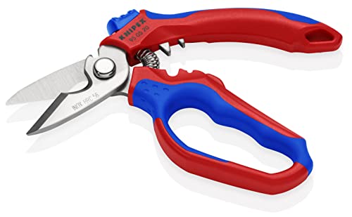 KNIPEX 6-1/4" Stainless Steel Angled Electricians' Shears