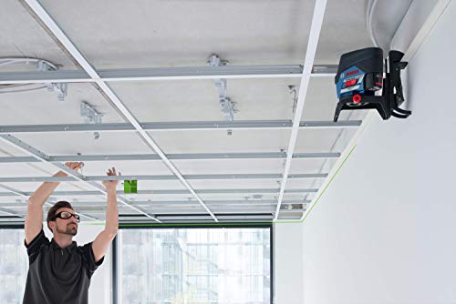 BOSCH 12V Max Connected Green-Beam Cross-Line Laser with Plumb Points