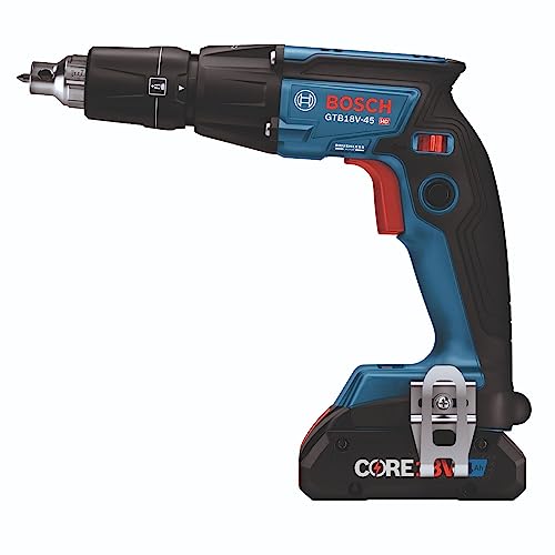 BOSCH 18V 2-Tool (GXL18V-291B25) Combo Kit with Brushless Screwgun, Brushless Cut-Out Tool and (2) CORE18V 4 Ah Advanced Power Batteries