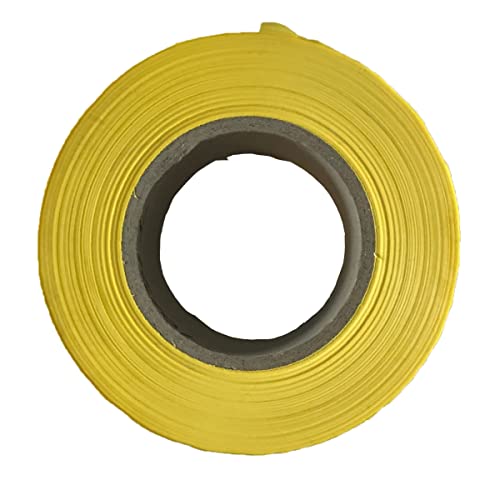 Cordova Pro Pack Yellow Caution Barricade Tape, 3 in. x 1000 ft. Roll, 12-Pack