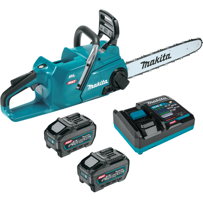 Makita GCU05T 40V XGT Brushless Cordless 16 In. Chain Saw Kit