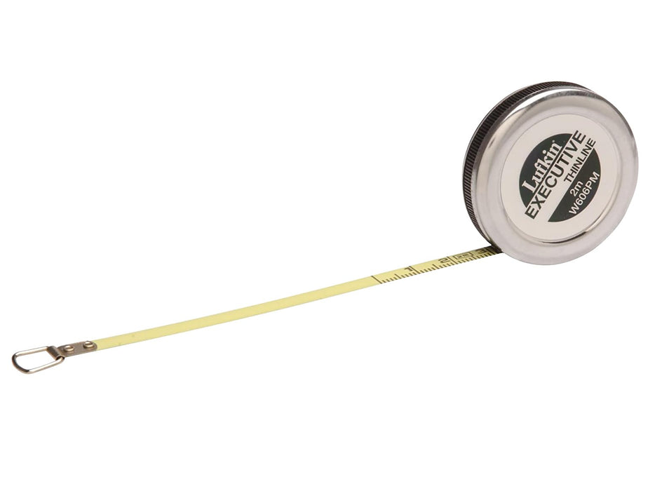 Crescent Lufkin 6mm x 2m Executive Diameter Yellow Clad A20 Blade Pocket Tape Measure