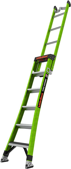 Little Giant Ladder Systems 13906-074 King Kombo 3-in-1 Ladder, 6 Ft, Green