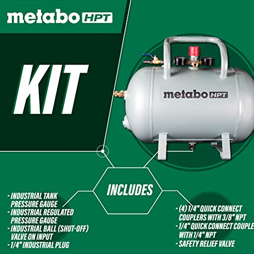 Metabo HPT Reserve Air Tank 10-Gallon Capacity ASME Certified