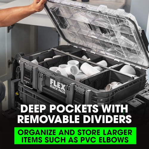 FLEX STACK PACK Storage System Deep Organizer