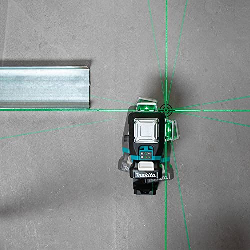 Makita 12V Max CXT Lithium‑Ion Cordless Self‑Leveling 360° 3‑Plane Green Laser Kit