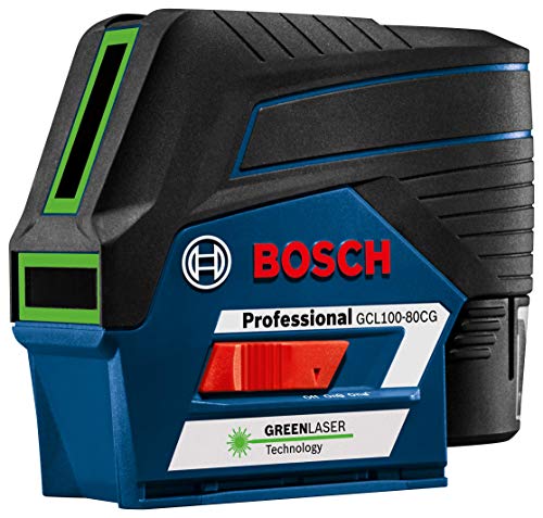 Bosch 12V Max Connected Green-Beam Cross-Line Laser with Plumb Points