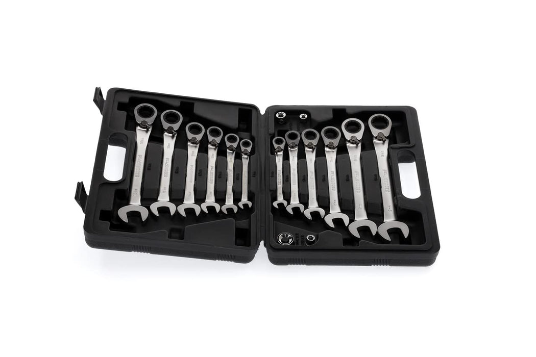 GEDORE 16 Piece Combination Ratchet Spanner Set 8-19mm