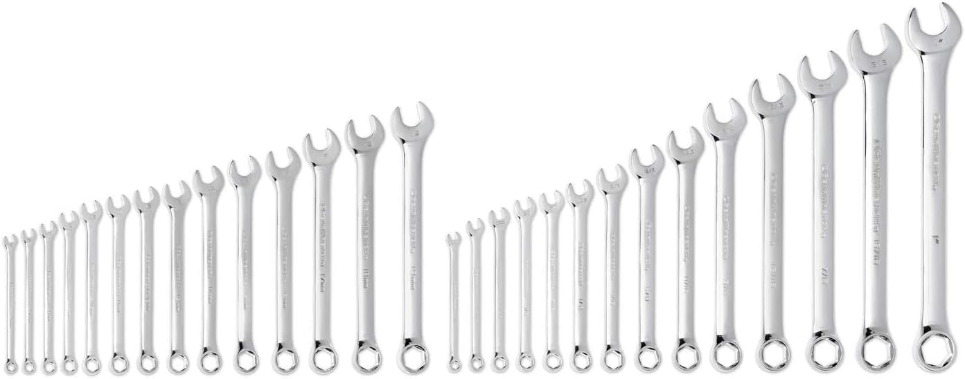 GEARWRENCH 28 Piece Combination Wrench Set | 6 Point | SAE & Metric | 81923