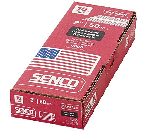 Senco 2 In. Box of 4000 15-Gauge Finish Nail Pack