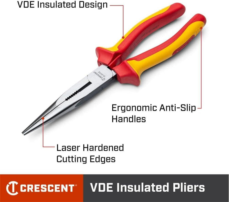 Crescent - 6" Long Nose Vde Plier (6LNVDE)