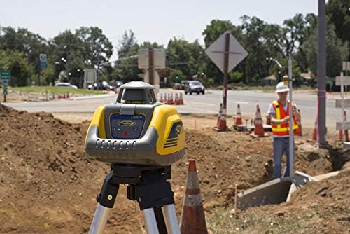 Spectra Precision Laser Level Kit with Receiver and Clamp, 15' Grade Rod (Tenths), Tripod, and System Case