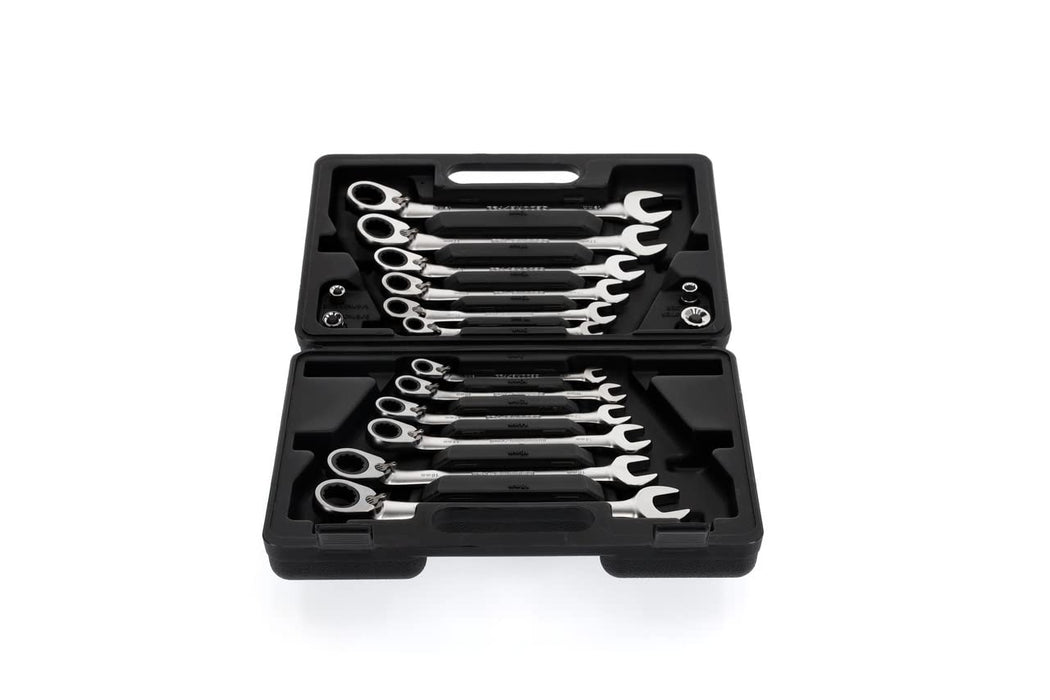 GEDORE 16 Piece Combination Ratchet Spanner Set 8-19mm