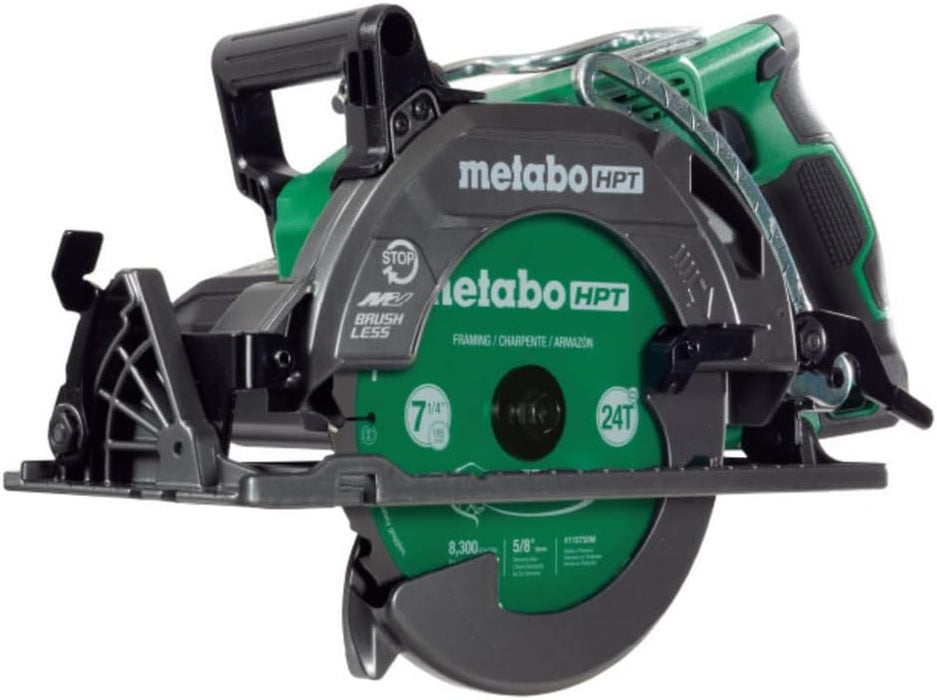 Metabo HPT 36V Cordless 7-1/4 In. Rear Handle Circular Saw, 500 Cuts Per Charge, Lightweight at 8.2 Lbs.