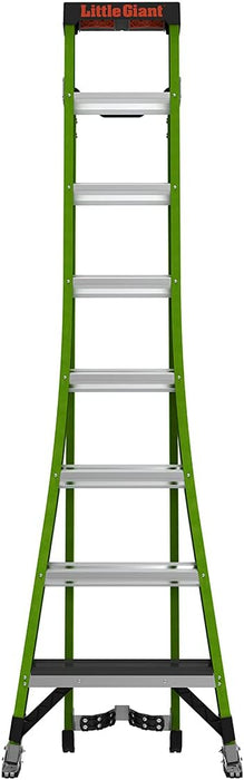 Little Giant Ladder Systems 13908-074 King Kombo 3-in-1 Ladder, 8 Ft, Green