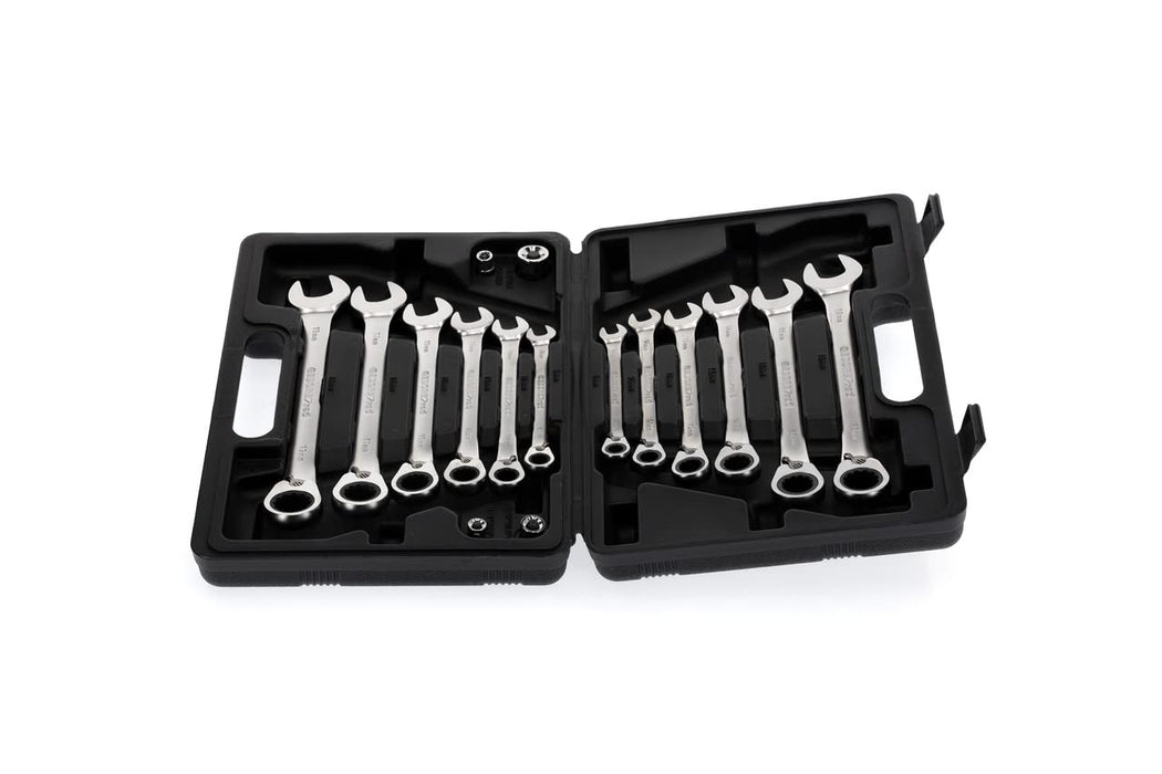 GEDORE 16 Piece Combination Ratchet Spanner Set 8-19mm