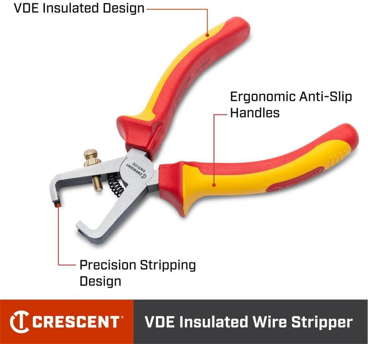 Crescent - 6" Wire Stripper Vde Plier (6WSVDE)