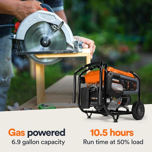 Generac 6,500-Watt Portable Generator GP6500 (Model 7683)